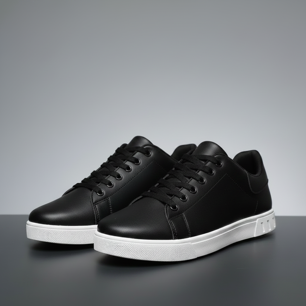 Komfortable Mænds Sneakers | Casual Trænere med Hvid Sål 1