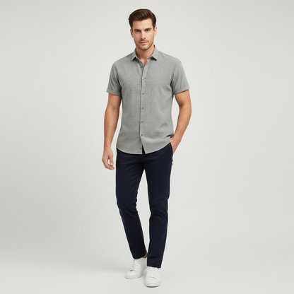 Elegant Sommer Skjorte | Herre Skjorter til Fritid