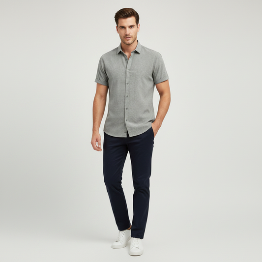Elegant Sommer Skjorte | Herre Skjorter til Fritid