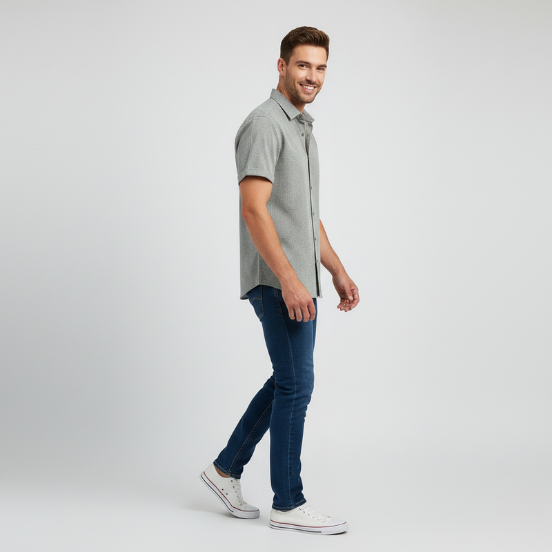 Elegant Sommer Skjorte | Herre Skjorter til Fritid