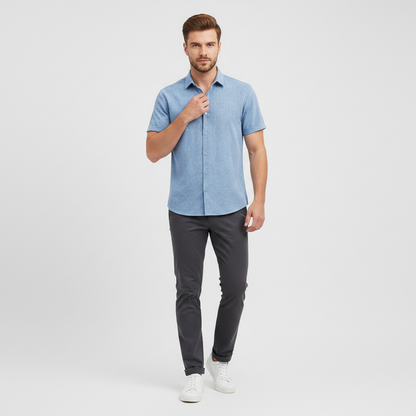 Elegant Sommer Skjorte | Herre Skjorter til Fritid