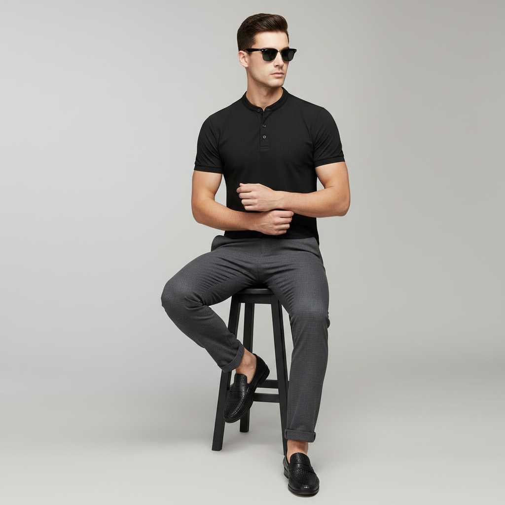 Elegant Poloshirt | Klassisk Herreskjorte 4