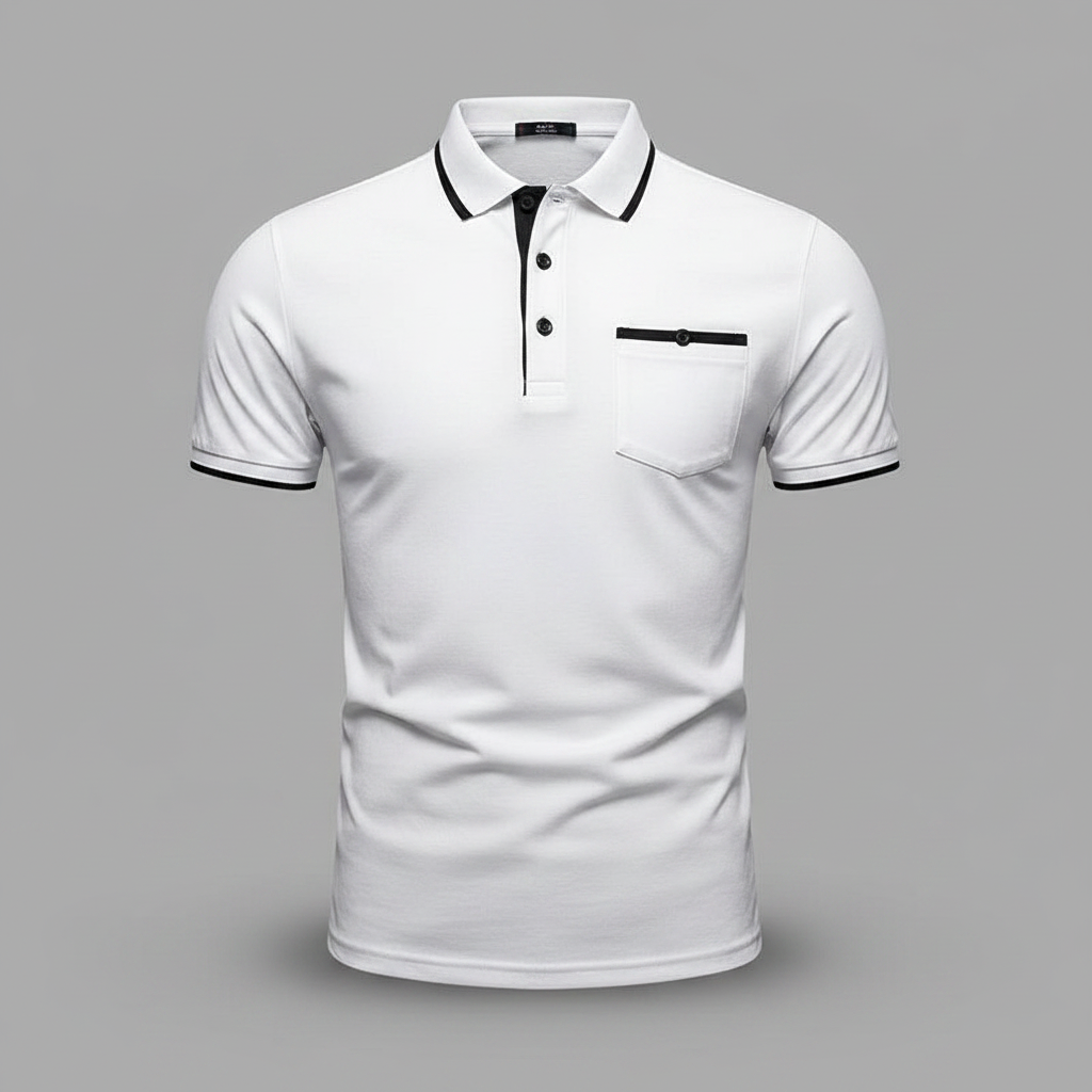 Elegant Poloshirt | Klassisk Herretøj 0