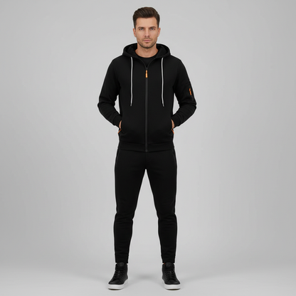 Hættetrøje Med Lynlås | Casual Hoodies Mænd