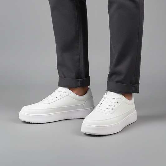 Hvide Platform Sneakers | Herre Sko til Afslapning