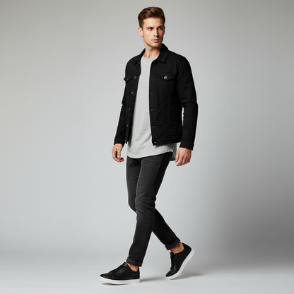 Komfortable Mænds Sneakers | Casual Trænere med Hvid Sål